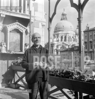 THE PAINTER VIRGILIO GUIDI - VENICE - 1970 - © ARCHIVIO Graziano Arici/Rosebud2  / ARTE / PITTORE