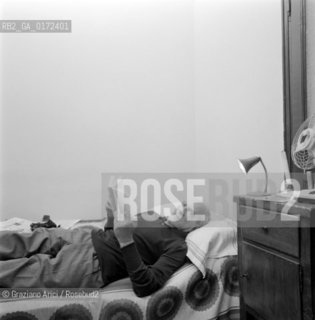 THE PAINTER VIRGILIO GUIDI - VENICE - 1970 - © ARCHIVIO Graziano Arici/Rosebud2  / ARTE / PITTORE