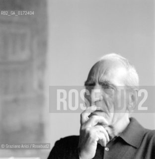 THE PAINTER VIRGILIO GUIDI - VENICE - 1970 - © ARCHIVIO Graziano Arici/Rosebud2  / ARTE / PITTORE
