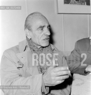 THE PAINTER VIRGILIO GUIDI - VENICE - 1954 - © ARCHIVIO Graziano Arici/Rosebud2  / ARTE / PITTORE