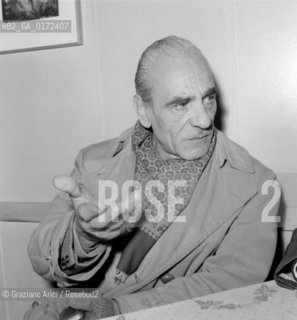 THE PAINTER VIRGILIO GUIDI - VENICE - 1954 - © ARCHIVIO Graziano Arici/Rosebud2  / ARTE / PITTORE