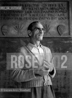 THE PAINTER VIRGILIO GUIDI - VENICE - 1954 - © ARCHIVIO Graziano Arici/Rosebud2  / ARTE / PITTORE