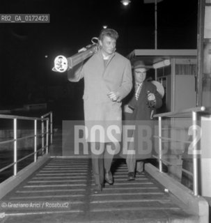 THE  SINGER JOHNNY HALLYDAY - VENICE - 1961 © ARCHIVIO Graziano Arici/Rosebud2  / MUSICA / POP ROCK / CANTANTE