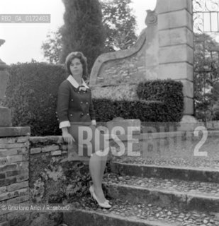 THE PRINCESS MARIA BEATRICE DI SAVOIA IN THE VILLA  EL GALEZO - ASOLO - 1960 - © ARCHIVIO Graziano Arici/Rosebud2  / NOBILI / PRINCIPESSA