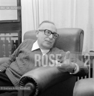 THE POLITICIAN MARIANO RUMOR - ASIAGO - 1973 © ARCHIVIO Graziano Arici/Rosebud2  / POLITICA