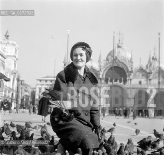 THE OPERA SINGER JOAN SUTHERLAND IN VENICE - 1961  © ARCHIVIO Graziano Arici/Rosebud2  / MUSICA / MUSICA LIRICA / CANTANTE