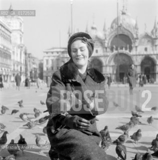 THE OPERA SINGER JOAN SUTHERLAND IN VENICE - 1961  © ARCHIVIO Graziano Arici/Rosebud2  / MUSICA / MUSICA LIRICA / CANTANTE