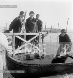 THE OPERA SINGER JOAN SUTHERLAND WITH HER HUSBAND IN VENICE - 1961  © ARCHIVIO Graziano Arici/Rosebud2  / MUSICA / MUSICA LIRICA / CANTANTE