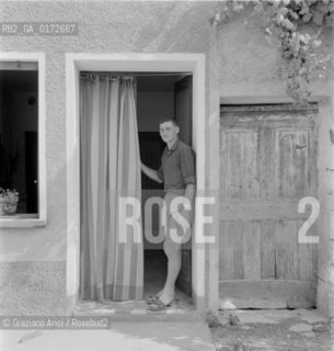 THE CYCLIST GUIDO DE ROSSO AT HIS HOME IN FARRA DI SOLIGO - 1961 - © ARCHIVIO Graziano Arici/Rosebud2  / SPORT / CICLISTA