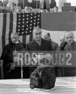 THE AMBASSADOR DUNN ON BOARD OF LIBERTY  - VENICE- 1947 © ARCHIVIO Graziano Arici/Rosebud2  / AMBASCIATORE / POLITICA
