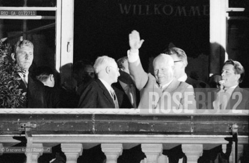 THE RUSSIAN STATESMAN AND PRESIDENT NIKITA SERGEYEVICH KHRUSHCHEV IN VIENNA ( AUSTRIA ) - 196?  © ARCHIVIO Graziano Arici/Rosebud2  / POLITICA / KRUSCEV / CHRUSCEV