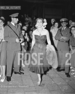 THE DIRECTOR OF MUSEUM OF MODERN ART OF ROME PALMA BUCARELLI IN VENICE - 1951 ©Graziano Arici/Rosebud2 / DIRETTORE MUSEO / ARTE