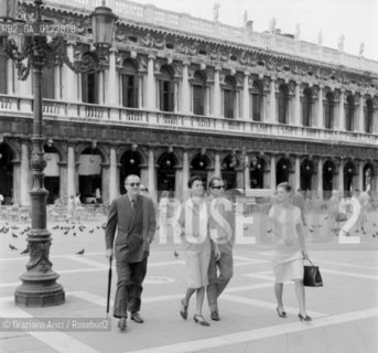 THE PAINTER BERNARD BUFFET IN VENICE - 196? - © ARCHIVIO Graziano Arici/Rosebud2  / ARTE / PITTORE