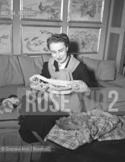 MISS MARIA DAMERINI IN VENICE - 1954 ©Graziano Arici/Rosebud2 / VARIE