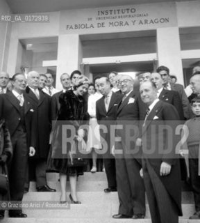 THE QUEEN OF BELGIUM FABIOLA IN MADRID - 196? - © ARCHIVIO Graziano Arici/Rosebud2  / NOBILI / REGINA