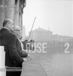 THE PRESIDENT OF THE GERMAN FEDERAL REPUBLIC HINEMANN IN VENICE - 1977  © ARCHIVIO Graziano Arici/Rosebud2  / POLITICA / PRESIDENTE