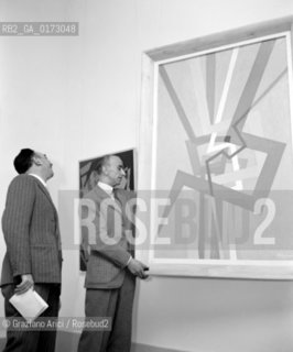 THE PAINTER SAVELLI IN VENICE - 1950 - © ARCHIVIO Graziano Arici/Rosebud2  / ARTE / PITTORE