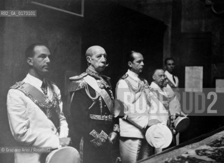 THE PRINCE UMBERTO OF SAVOIA AT THE MARRIAGE OF THE DUKE AIMONE DAOSTA AND IRENE OF GREECE  - FIRENZE - 1939  © ARCHIVIO Graziano Arici/Rosebud2   / NOBILTA / PRINCIPE / DUCA / MATRIMONIO
