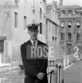 THE DUKE AMEDEO OF AOSTA IN VENICE - 1963 © ARCHIVIO Graziano Arici/Rosebud2  / NOBILTA / DUCA