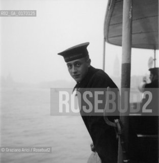 THE PRINCE DUKE AMEDEO OF AOSTA AT THE NAVAL COLLEGE MOROSINI IN VENICE - 1961  © ARCHIVIO Graziano Arici/Rosebud2   / NOBILTA / PRINCIPE / DUCA / COLLEGIO