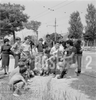 THE POP SINGER AND COMPOSER PINO DONAGGIO - 1962 © ARCHIVIO Graziano Arici/Rosebud2  / MUSICA LEGGERA / POP ROCK / CANTANTE / COMPOSITORE
