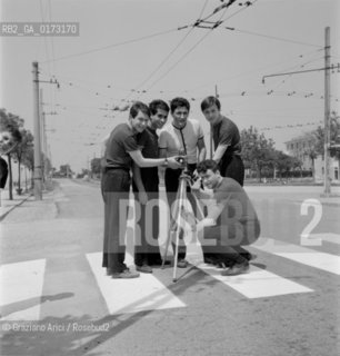 THE POP SINGER AND COMPOSER PINO DONAGGIO - 1962 © ARCHIVIO Graziano Arici/Rosebud2  / MUSICA LEGGERA / POP ROCK / CANTANTE / COMPOSITORE