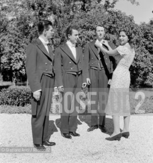 THE PRINCESS IRA FURSTENBERG ON HER WEDDING DAY - 1955 © ARCHIVIO Graziano Arici/Rosebud2  / NOBILE / MATRIMONIO / PRINCIPI