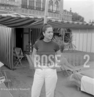 THE PRINCESS IRA FURSTENBERG AT VENICE LIDO - 1965 © ARCHIVIO Graziano Arici/Rosebud2  / NOBILE / PRINCIPESSA