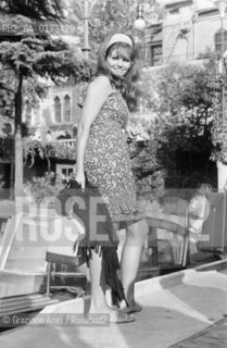 THE ACTRESS CLAUDIA CARDINALE AT THE INTERNATIONAL FILM FESTIVAL IN VENICE LIDO - 1965 - © ARCHIVIO Graziano Arici/Rosebud2  / ATTRICE / MOSTRA DEL CINEMA / CINEMA