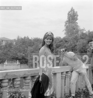 THE ACTRESS CLAUDIA CARDINALE AT THE INTERNATIONAL FILM FESTIVAL IN VENICE LIDO - 1965 - © ARCHIVIO Graziano Arici/Rosebud2  / ATTRICE / MOSTRA DEL CINEMA / CINEMA