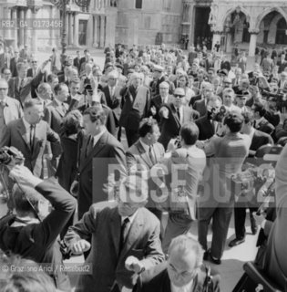 THE PRESIDENT AND GENERAL CHARLES DE GAULLE IN VENICE - 196? © ARCHIVIO Graziano Arici/Rosebud2  / POLITICA / PRESIDENTE / GENERALE