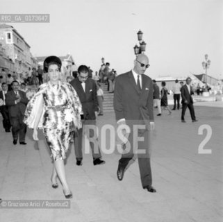 THE SHAH OF AFGHANISTAN MOHAMMED ZAHIR IN VENICE - 1963 © ARCHIVIO Graziano Arici/Rosebud2  / POLITICA / SCIA