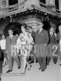 THE SHAH OF AFGHANISTAN MOHAMMED ZAHIR IN VENICE - 1963 © ARCHIVIO Graziano Arici/Rosebud2  / POLITICA / SCIA