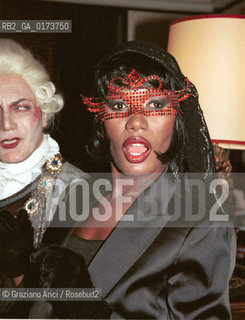 LA CANTANTE GRACE JONES AL CARNEVALE DI VENEZIA - © GRAZIANOARICI / MASCHERA