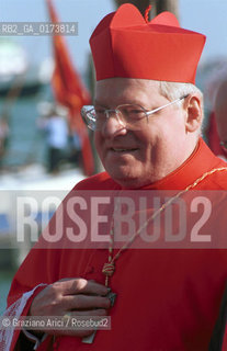 VENEZIA: IL PATRIARCA DI VENEZIA CARDINALE ANGELO SCOLA IL GIORNO DELLA SUA INVESTITURA © 2002 Graziano Arici/Rosebud2