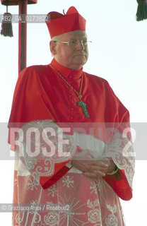 VENEZIA: IL PATRIARCA DI VENEZIA CARDINALE ANGELO SCOLA IL GIORNO DELLA SUA INVESTITURA © 2002 Graziano Arici/Rosebud2