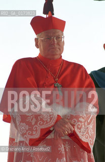 VENEZIA: IL PATRIARCA DI VENEZIA CARDINALE ANGELO SCOLA IL GIORNO DELLA SUA INVESTITURA © 2002 Graziano Arici/Rosebud2