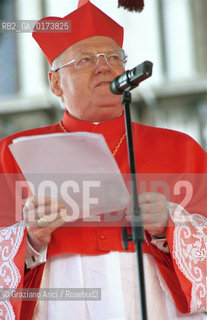 VENEZIA: IL PATRIARCA DI VENEZIA CARDINALE ANGELO SCOLA IL GIORNO DELLA SUA INVESTITURA © 2002 Graziano Arici/Rosebud2