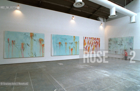 49¡ ESPOSIZIONE INTERNAZIONALE DARTE-  LA BIENNALE DARTE - ITALIAN PAVILLION - CY TWOMBLY LEPANTO  -2001  @ Graziano Arici/Rosebud2 / ARTE