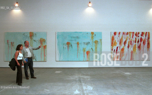 49¡ ESPOSIZIONE INTERNAZIONALE DARTE-  LA BIENNALE DARTE - ITALIAN PAVILLION - CY TWOMBLY LEPANTO  -2001  @ Graziano Arici/Rosebud2 / ARTE