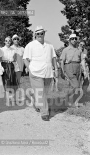 THE KING FARUK OF AEGYPT IN TORCELLO (VENICE)  - 1951 © ARCHIVIO Graziano Arici/Rosebud2  / NOBILTA / RE