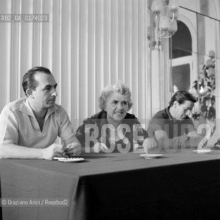 THE MINISTER TINA MERLIN AT THE INTERNATIONAL FILM FESTIVAL OF VENICE - 1960 - © ARCHIVIO Graziano Arici/Rosebud2  / POLITICA / MINISTRO / MOSTRA DEL CINEMA