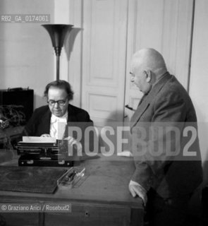 THE  POLITICIAN FRANCESCO SAVERIO NITTI IN HIS STUDIUM - 194? - © ARCHIVIO Graziano Arici/Rosebud2  / POLITICA / UOMO POLITICO