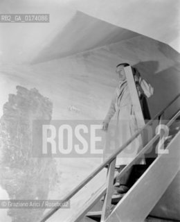 THE PAINTER FAUSTO PIRANDELLO AT HOME - ROME - 1950 - © ARCHIVIO Graziano Arici/Rosebud2  / ARTE / PITTORE
