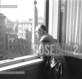 THE POLITICIAN AND STATESMAN UMBERTO TERRACINI, PRESIDENT OF  COSTITUENTE - ROME - 1947 © ARCHIVIO Graziano Arici/Rosebud2  / POLITICA / UOMO POLITICO
