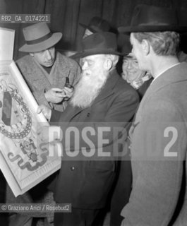 THE PAINTER GIUSEPPE CHERUBINI - VENICE - 1959 - © ARCHIVIO Graziano Arici/Rosebud2  / ARTE / PITTORE