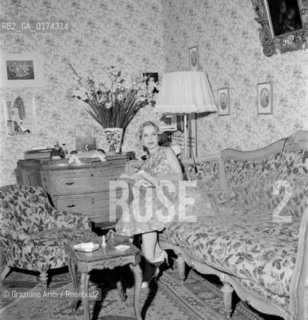 THE COUNTESS CARLA NANI MOCENIGO - VENICE - 1958 - © ARCHIVIO Graziano Arici/Rosebud2  / NOBILE / CONTESSA