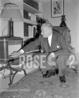 THE POLITICIAN PAUL RENAUD IN PARIS  -  1949 - © ARCHIVIO Graziano Arici/Rosebud2  / POLITICA / MINISTRO