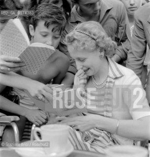 PRESIDENT HENRY TRUMANS DOUGHTER MRS MARGARET TRUMAN - 1955 © ARCHIVIO Graziano Arici/Rosebud2  / POLITICA