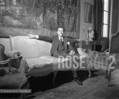 THE PIANIST GEORGE CHAVCHAVADZE - 1949 - © ARCHIVIO Graziano Arici/Rosebud2  / MUSICA / PIANISTA
